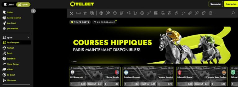 Telbet Casino paris sportifs