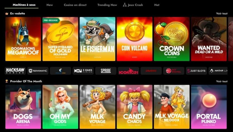 Telbet Casino ludothèque